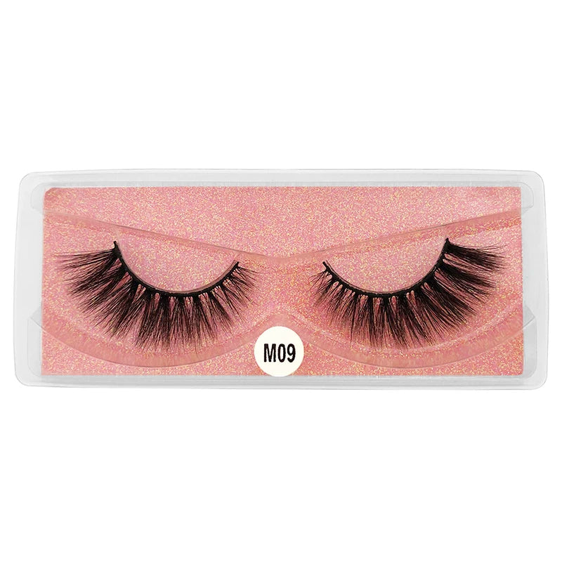 Mink Eyelashes Wholesale Natural Fluffy Lashes Bulk Volume Dramatic Fake Eyelashes Package Lash Extension Wholesale Lashes Packs