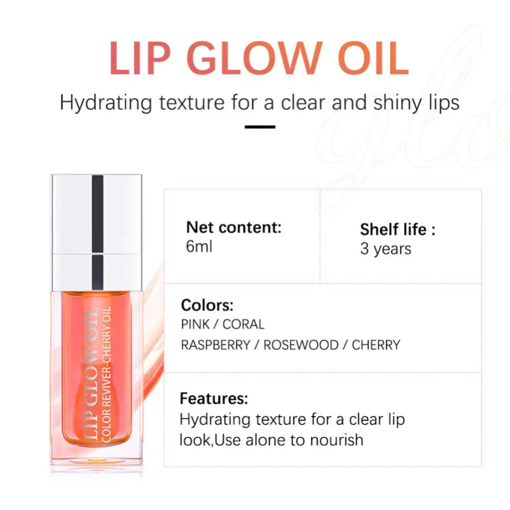 6Ml Sext Lip Oil Hydrating Plumping Lip Coat for Lipstick Lipgloss Tinted Lip Plumper Serum Bb Lips Glow Oil Treatment