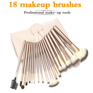 24Pcs Makeup Brushes Sets Beauty Tools Cosmetics Blending Eyeshadow Lip Powder Foundation Make-Up Brush Tool Kit with Bags