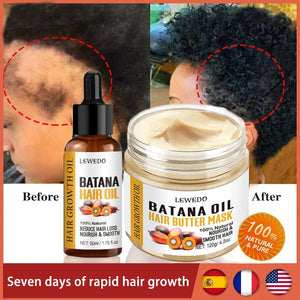 Natural 100% Batana Oil for Healthy Hair Treatment Oil Natural Promotes Hair Wellness for Men Women Enhances anti Hair Break