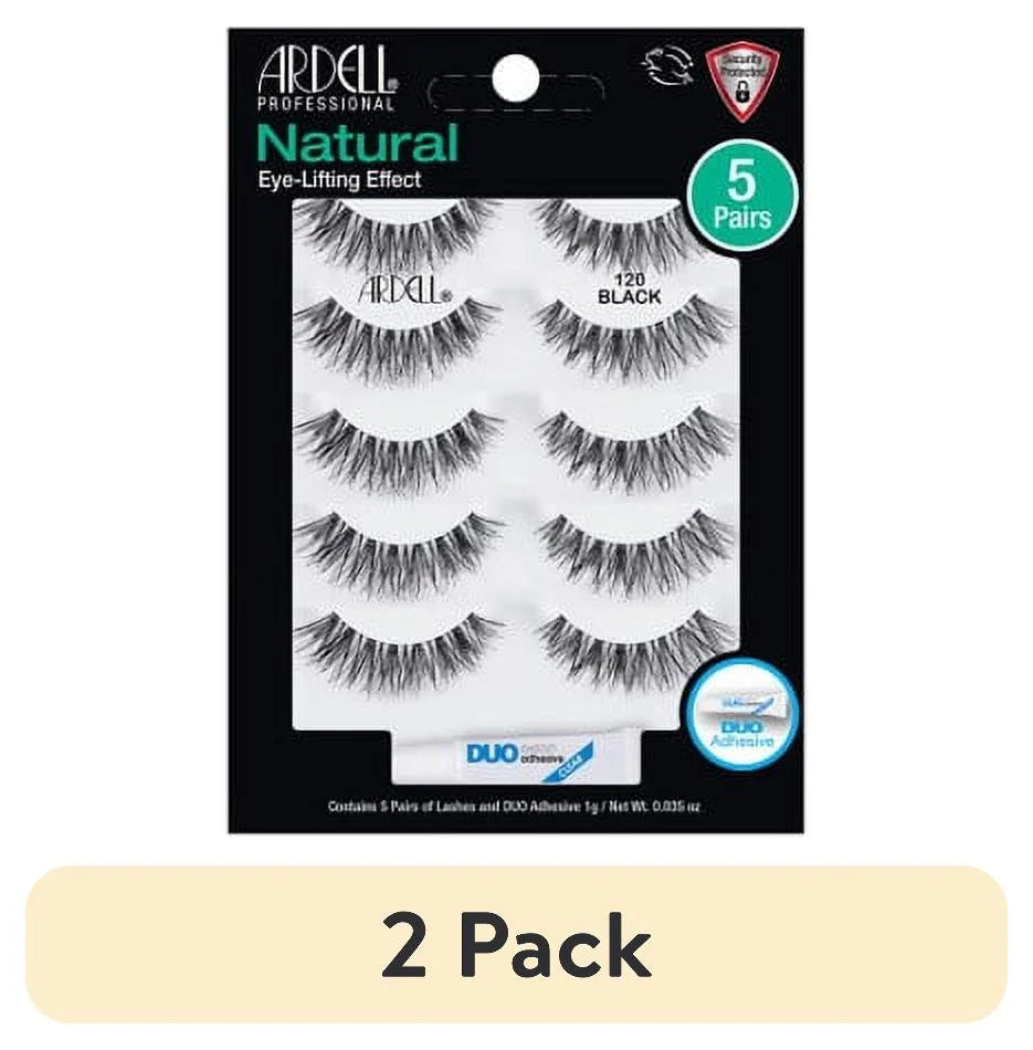 (2 Pack)  120 False Eyelashes, 5 Pairs