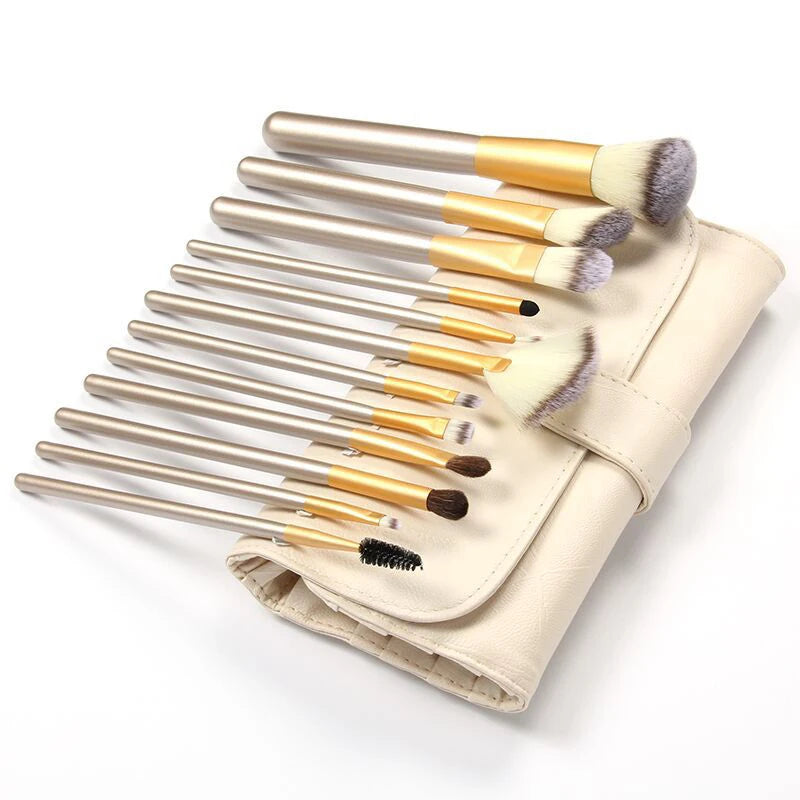 24Pcs Makeup Brushes Sets Beauty Tools Cosmetics Blending Eyeshadow Lip Powder Foundation Make-Up Brush Tool Kit with Bags