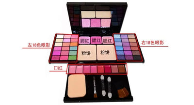 Health & Beauty Makeup Kits for Teens - Flower Make up Pallete Gift Set for Teen Girls and Women Blush Brush, Eye Pencil, Lip Pencil, Lip Creams, Eye Shadows, Blush Powders, Lip Gloss