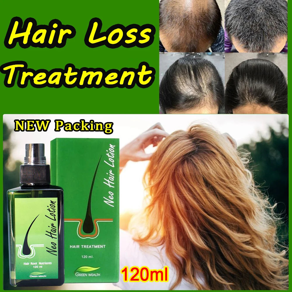 Neo Hair Lotion Hair Oil Hair Serum Hair Grow Treatment Spray Essence Oil Hair Loss for Men Original Thailand Herbs 100% Natural