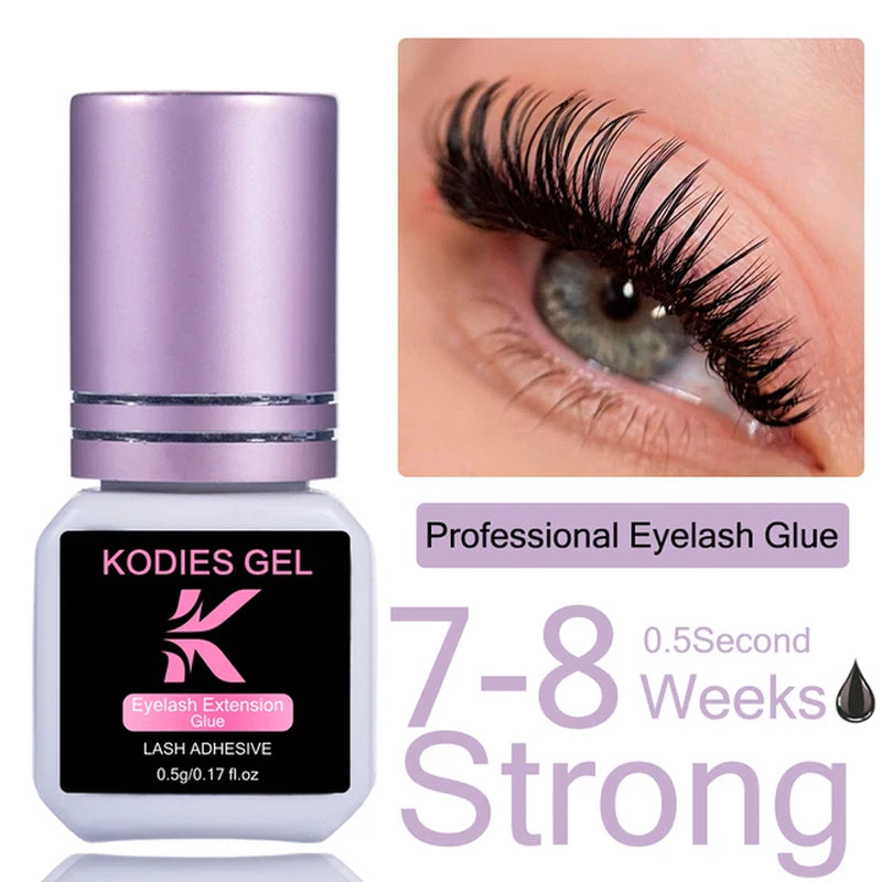 Extra Strong Eyelash Glue Extension Supplies 5G 0.5 Second Dry Lash Glue for False Eyelash Waterproof Adhesive Lift