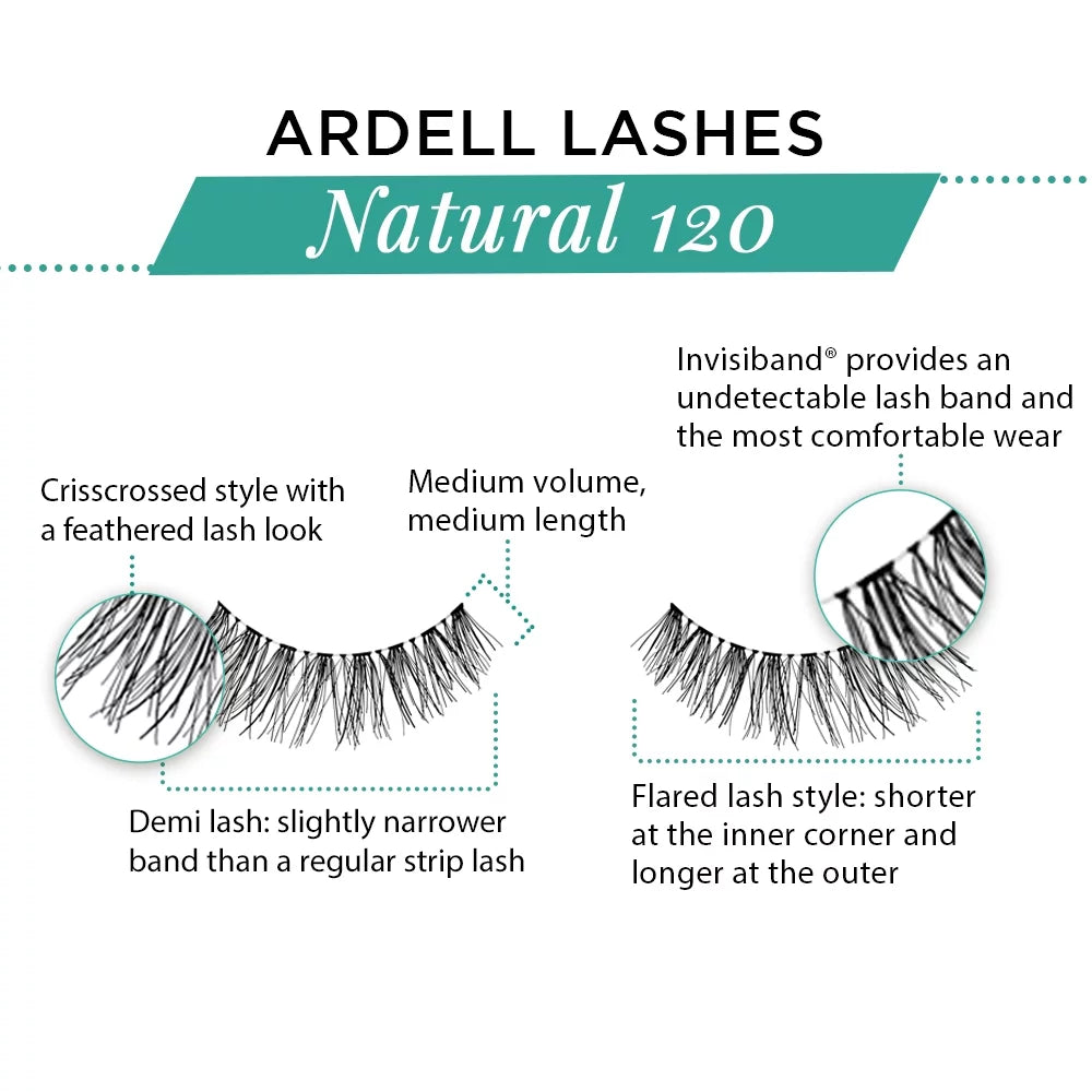 (2 Pack)  120 False Eyelashes, 5 Pairs