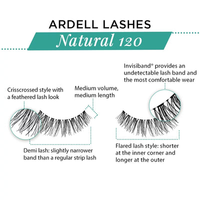 (2 Pack)  120 False Eyelashes, 5 Pairs