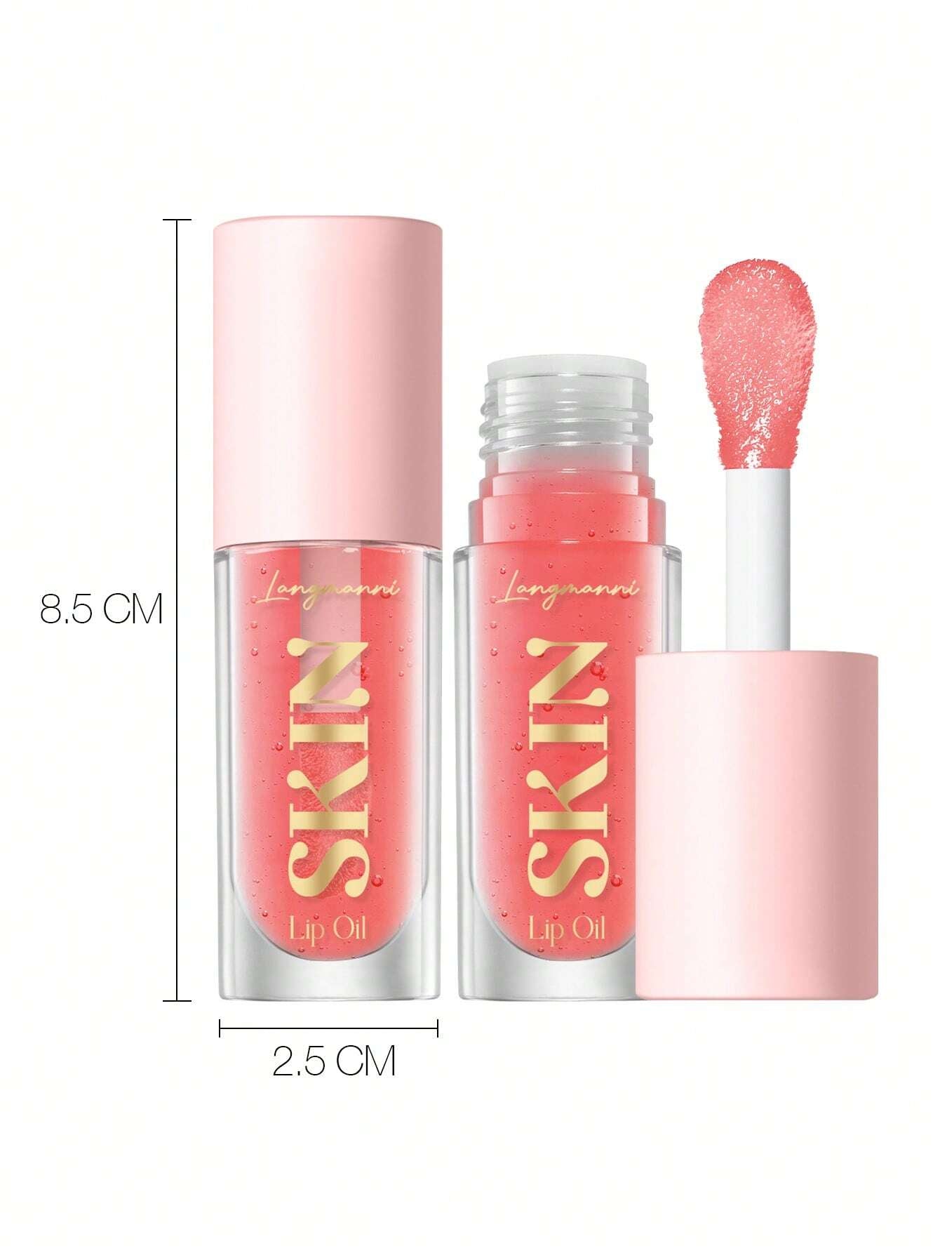 1Pc Moisturizing Lip Oil Gloss Hydrating Lip Glow Oil Lip Oil Tinted for Lip Care