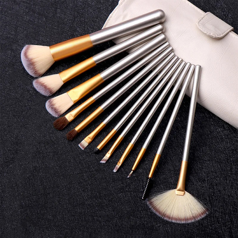 24Pcs Makeup Brushes Sets Beauty Tools Cosmetics Blending Eyeshadow Lip Powder Foundation Make-Up Brush Tool Kit with Bags