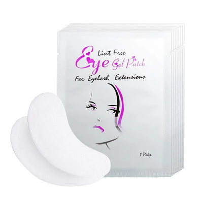 100Pairs/Pack New Paper Patches Eyelash under Eye Pads Lash Eyelash Extension Paper Patches Eye Tips Sticker Wraps Make up Tool