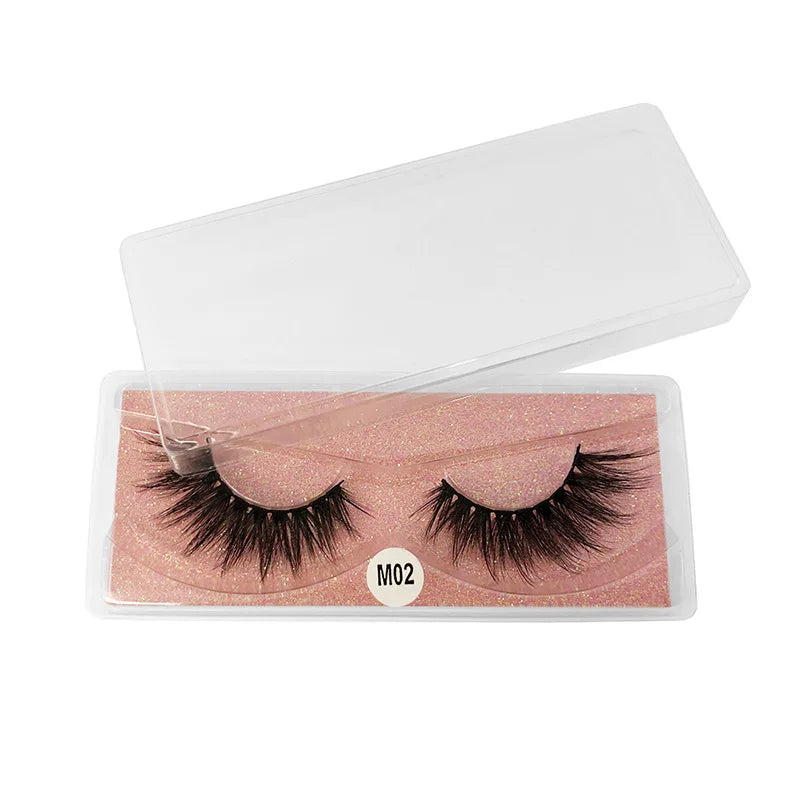 Mink Eyelashes Wholesale Natural Fluffy Lashes Bulk Volume Dramatic Fake Eyelashes Package Lash Extension Wholesale Lashes Packs