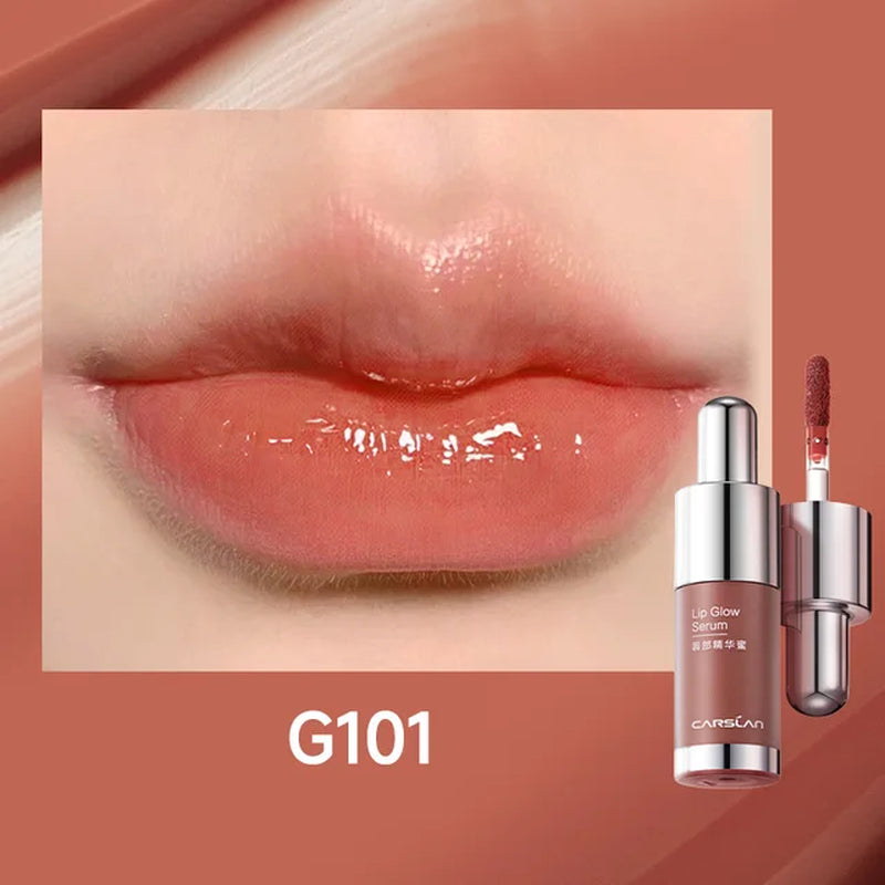 Tinted Lip Glow Serum Essential Oil Moisturizing Lip Glaze Plumper Mirror Water Lip Gloss Lipstick Cosmetics