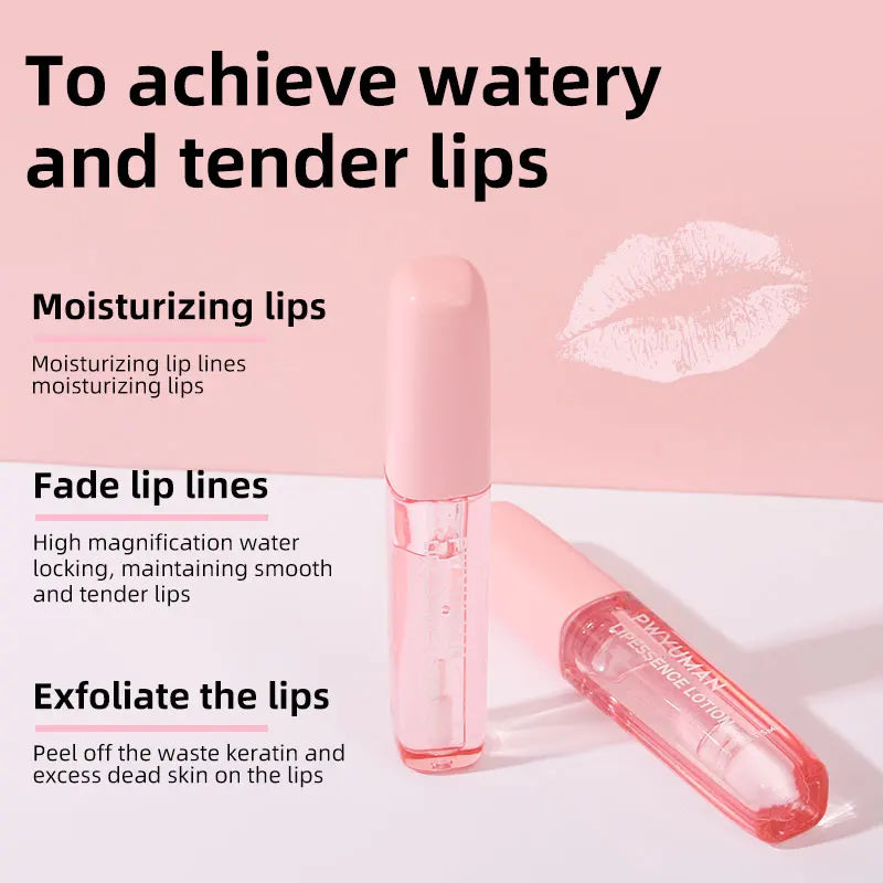 Lip Plumping Gloss Oil Moisturizing Lip Balm Lipstick Exfoliating for Pink Lips Care Moisturizer Female Makeup Korean Cosmetics