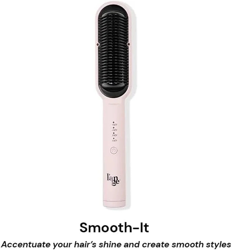 Smooth-It Classic 2-In-1 Electric Hot Comb Straightener Brush | Fast Heating, Anti-Scald