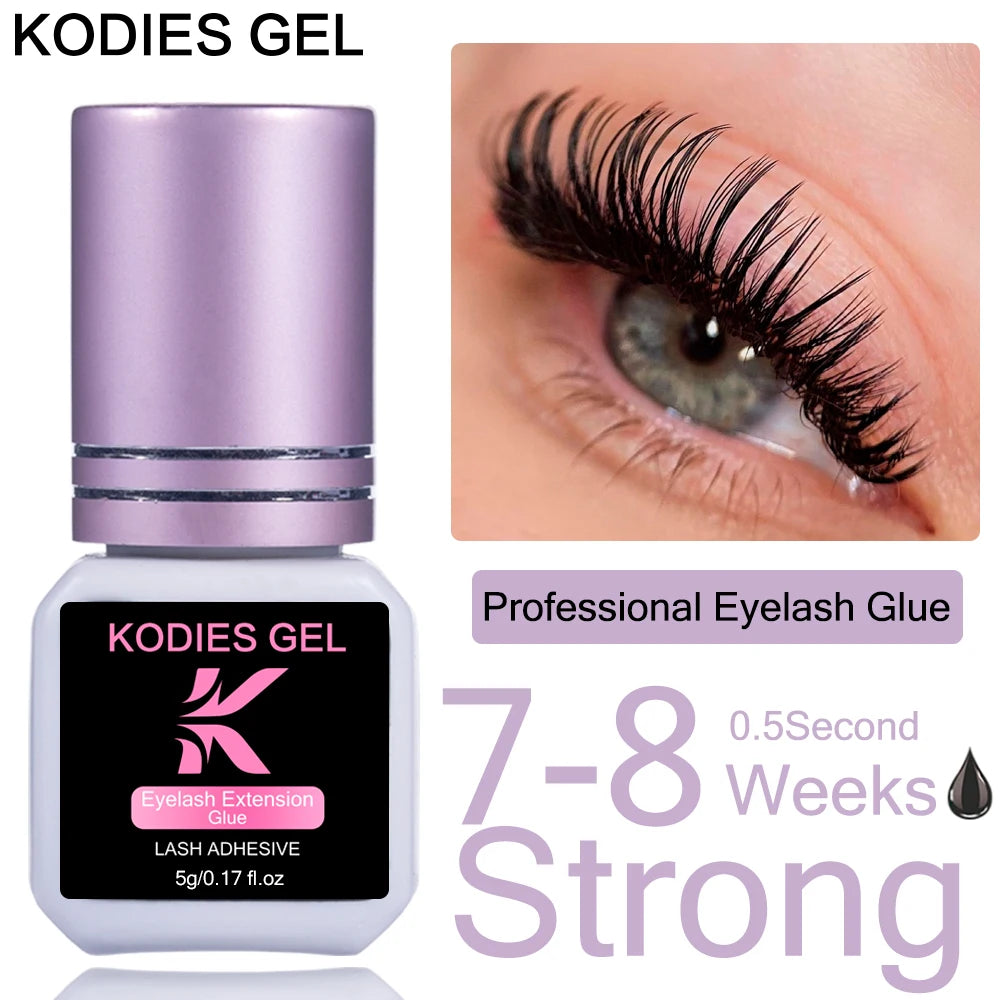 Extra Strong Eyelash Glue Extension Supplies 5G 0.5 Second Dry Lash Glue for False Eyelash Waterproof Adhesive Lift