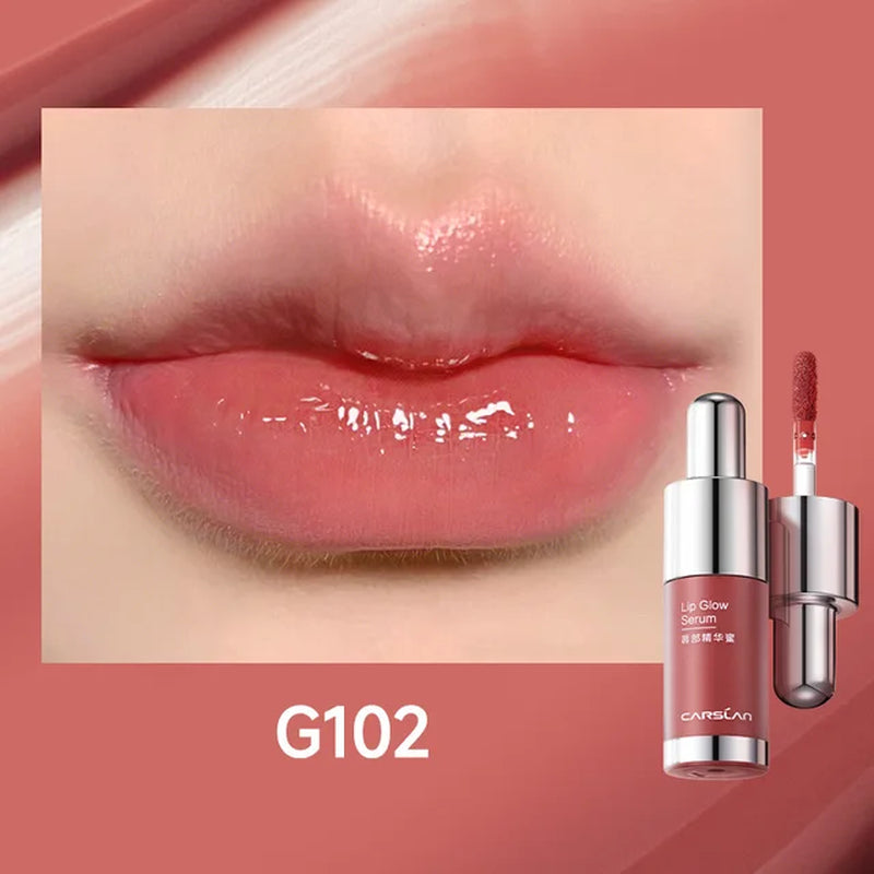 Tinted Lip Glow Serum Essential Oil Moisturizing Lip Glaze Plumper Mirror Water Lip Gloss Lipstick Cosmetics