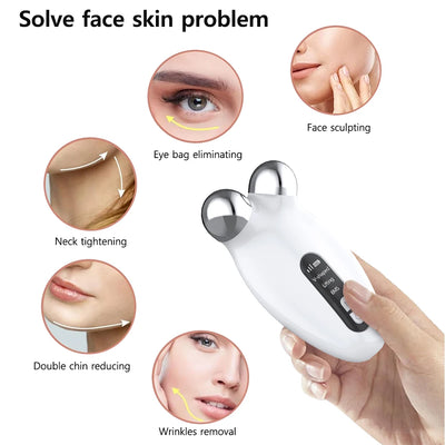 Face Lifting Massager EMS Microcurrent Massager Facial Wrinkle Lift Machine EMS Face Massage Facial Microcurrent anti Wrinkle