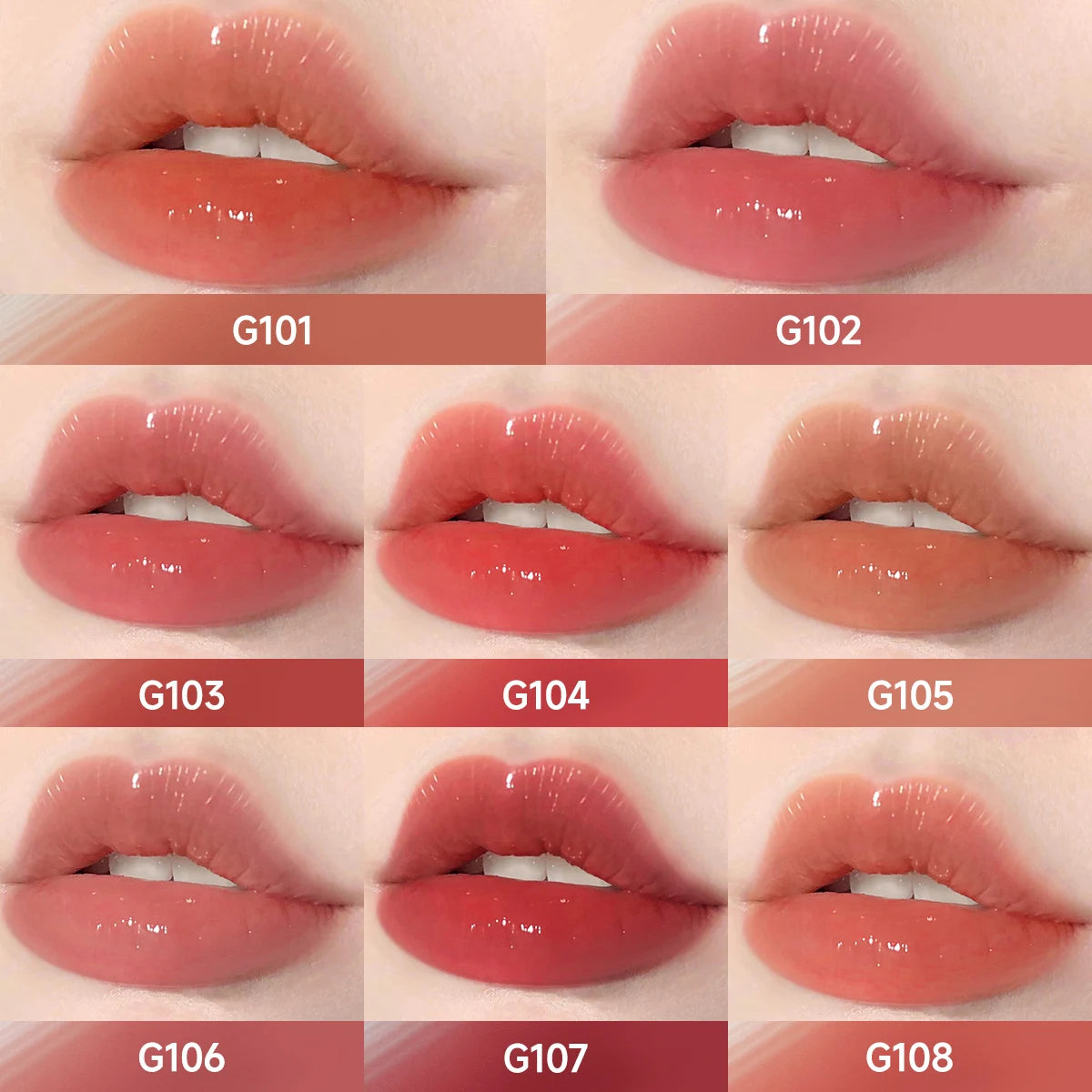 Tinted Lip Glow Serum Essential Oil Moisturizing Lip Glaze Plumper Mirror Water Lip Gloss Lipstick Cosmetics