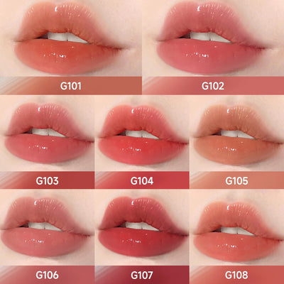 Tinted Lip Glow Serum Essential Oil Moisturizing Lip Glaze Plumper Mirror Water Lip Gloss Lipstick Cosmetics