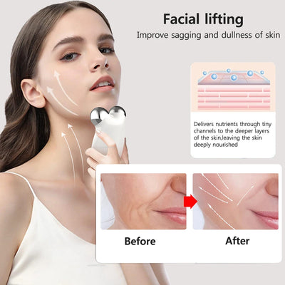 Face Lifting Massager EMS Microcurrent Massager Facial Wrinkle Lift Machine EMS Face Massage Facial Microcurrent anti Wrinkle